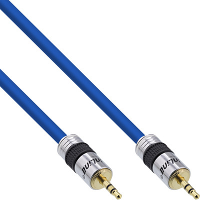 InLine® Klinken-Kabel PREMIUM, 3,5mm Stecker / Stecker, 5m (Produktbild 1)