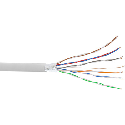InLine® Telefon-Kabel 12-adrig, 6x2x0,6mm, zum Verlegen, 100m Rolle (Produktbild 1)